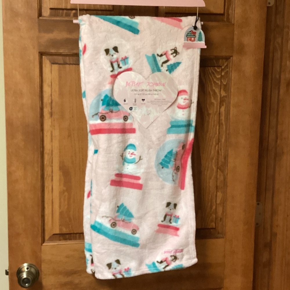 Betsey Johnson Holiday Throw Blanket